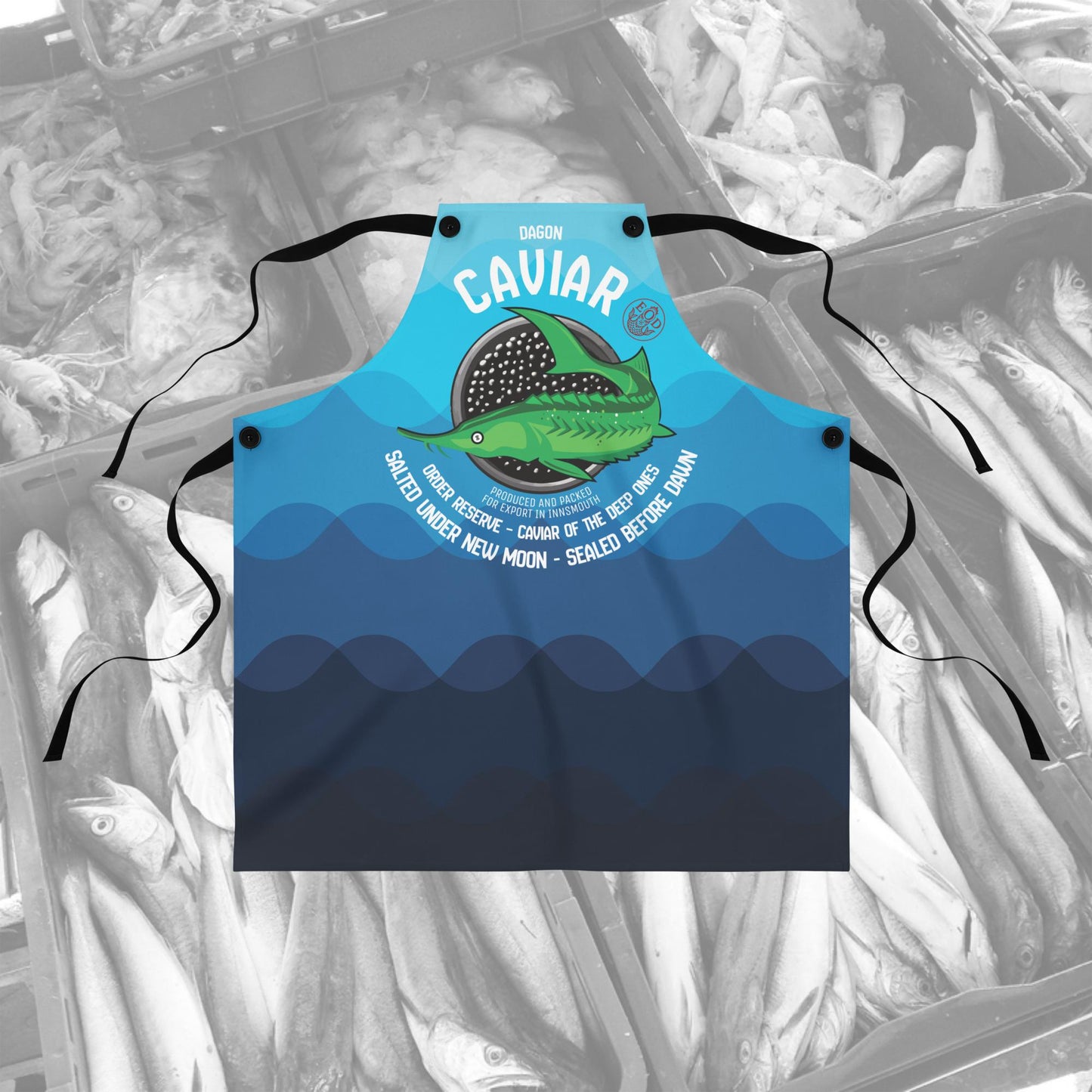 Dagon Caviar – Abgründiger Luxus aus Innsmouth Schürze