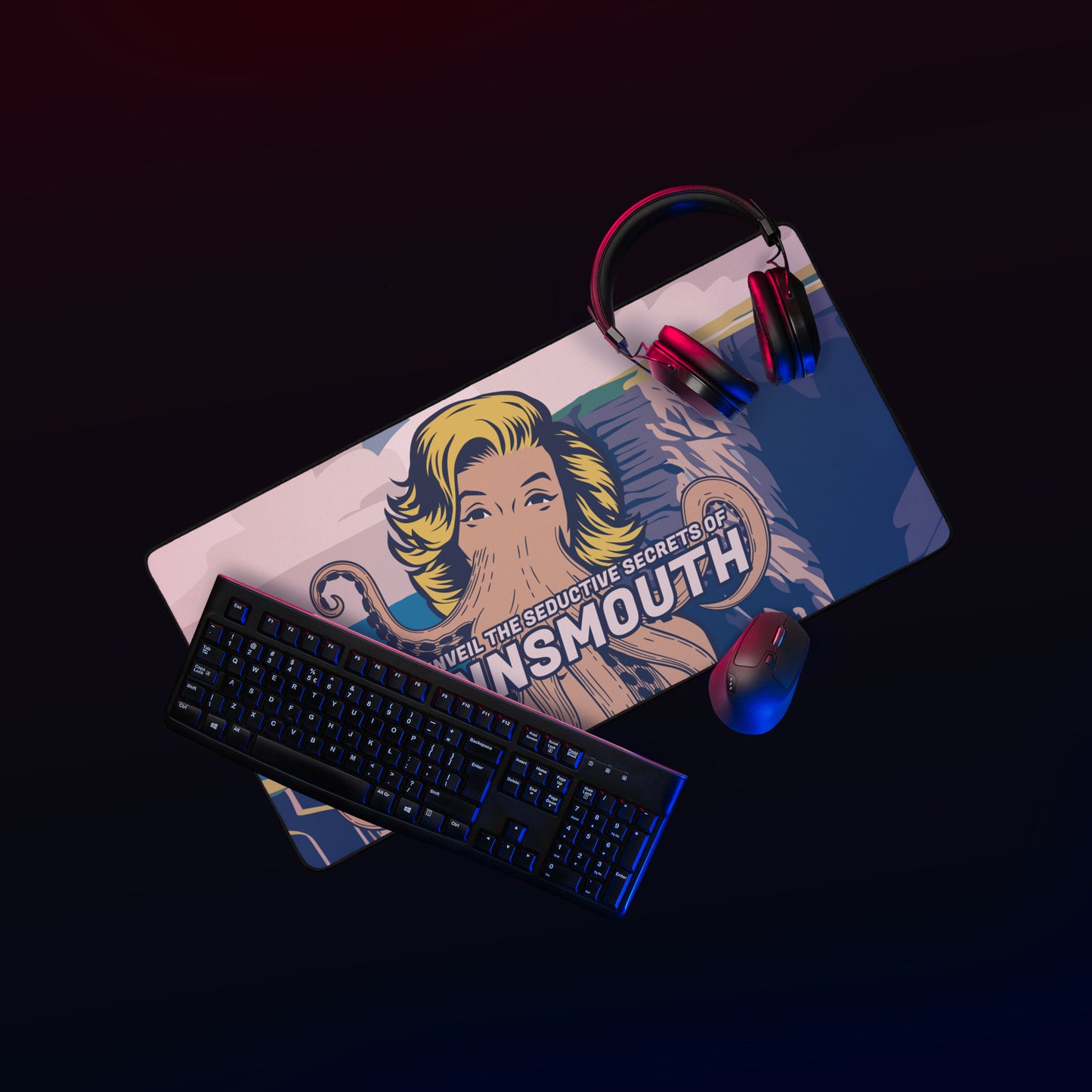 Innsmouth Pin-up Cthulhu Travel Lovecraft Desk mat