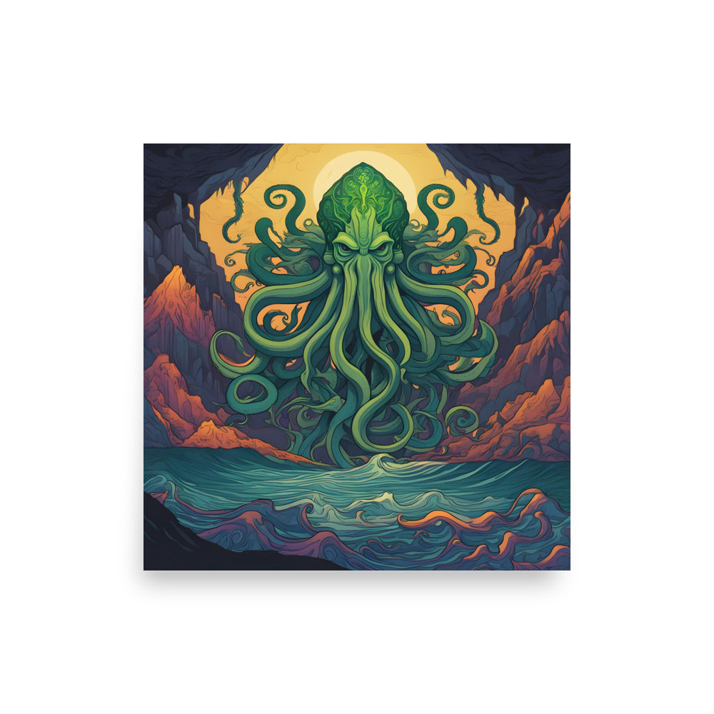 Cthulhu Mystische Symbolik Poster
