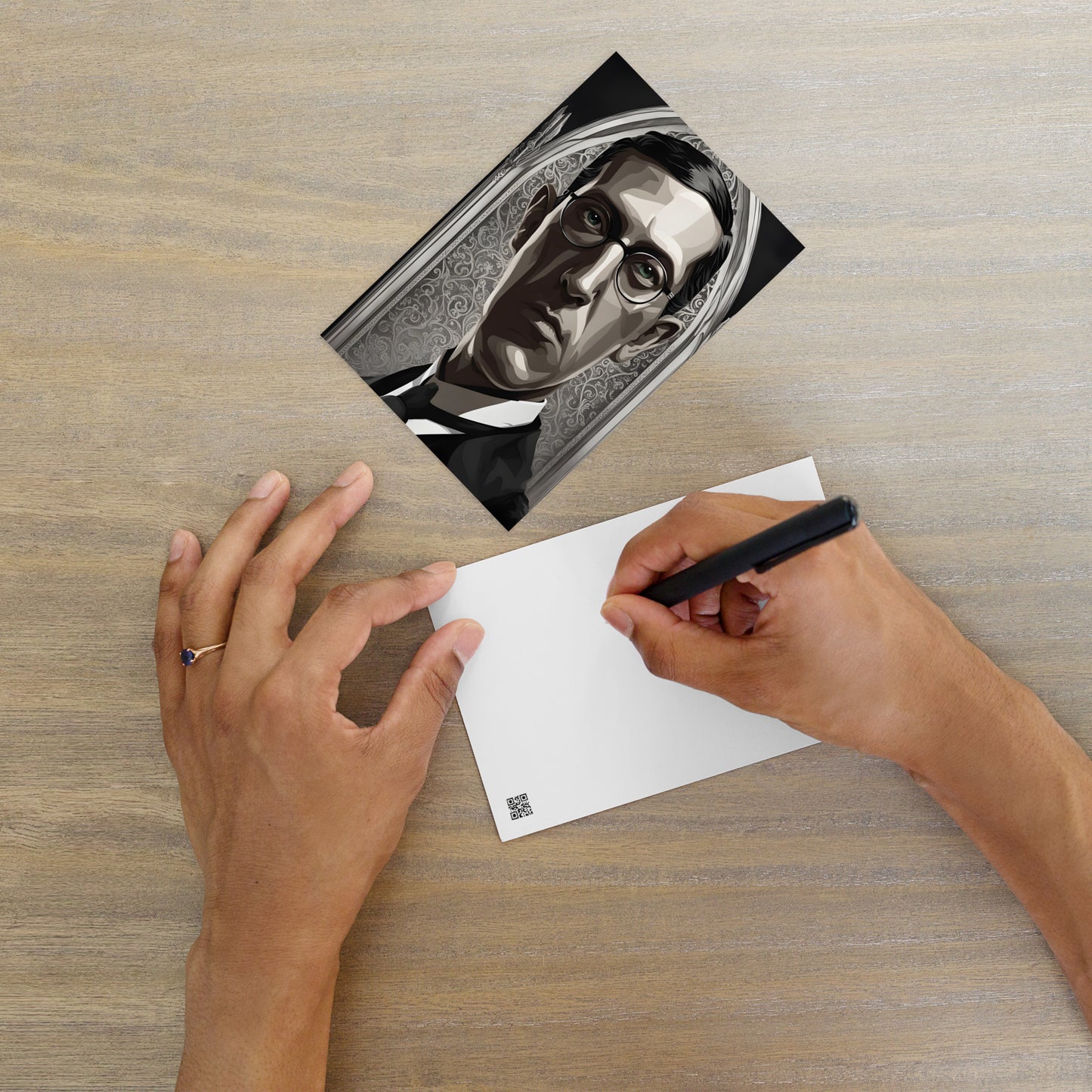 Lovecraft Gothic Portrait Standard Postkarte