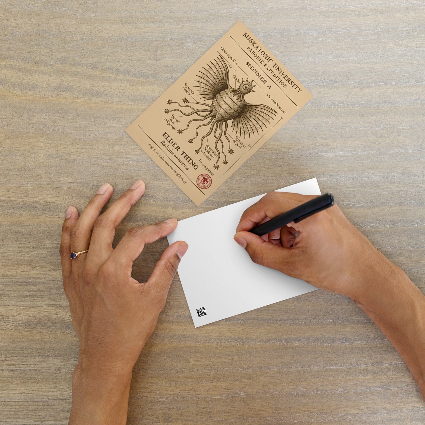 Elder Thing Specimen – Pabodie Expedition, Miskatonic University (1931) Standard Postcard