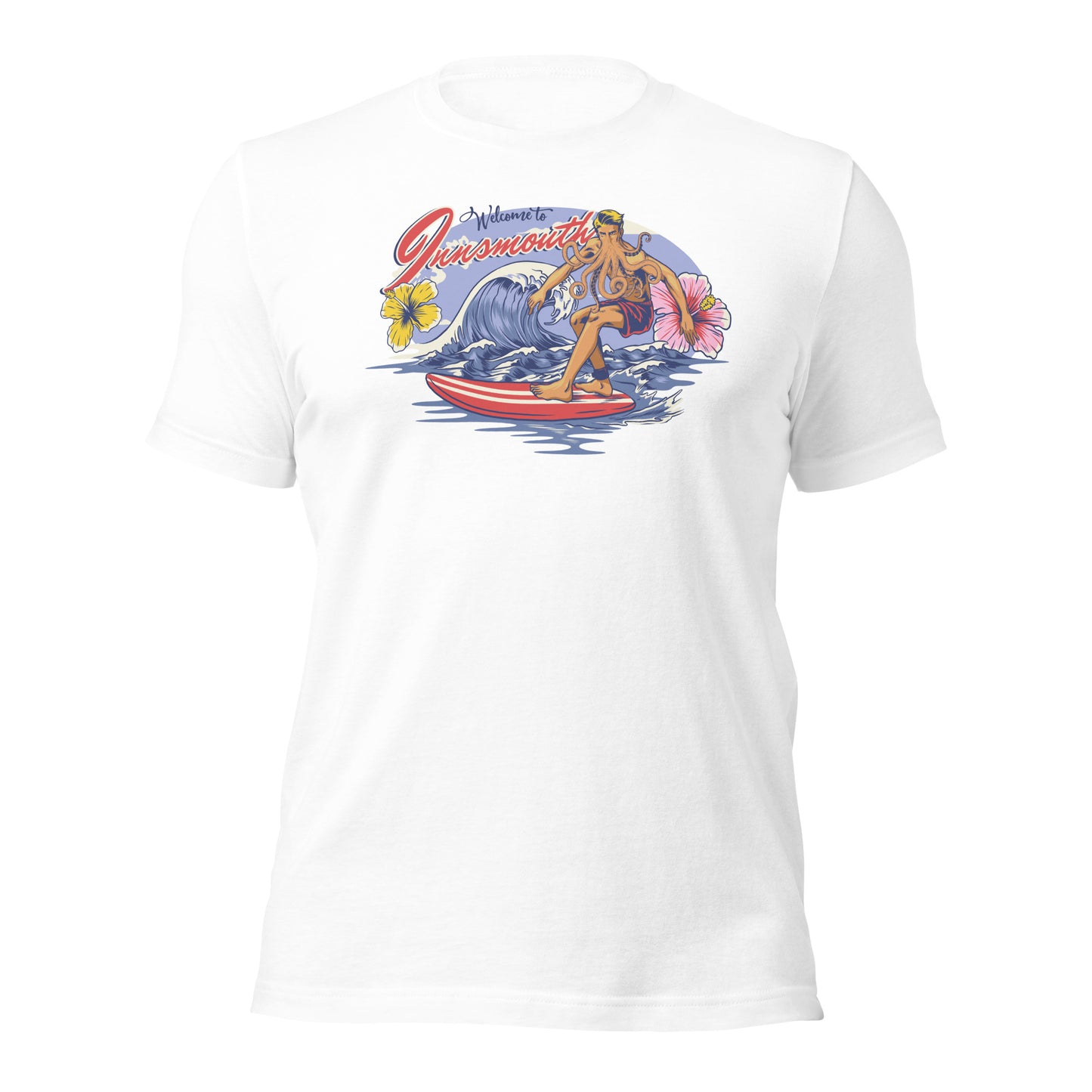 Innsmouth Surfing Lovecraft Unisex T-Shirt