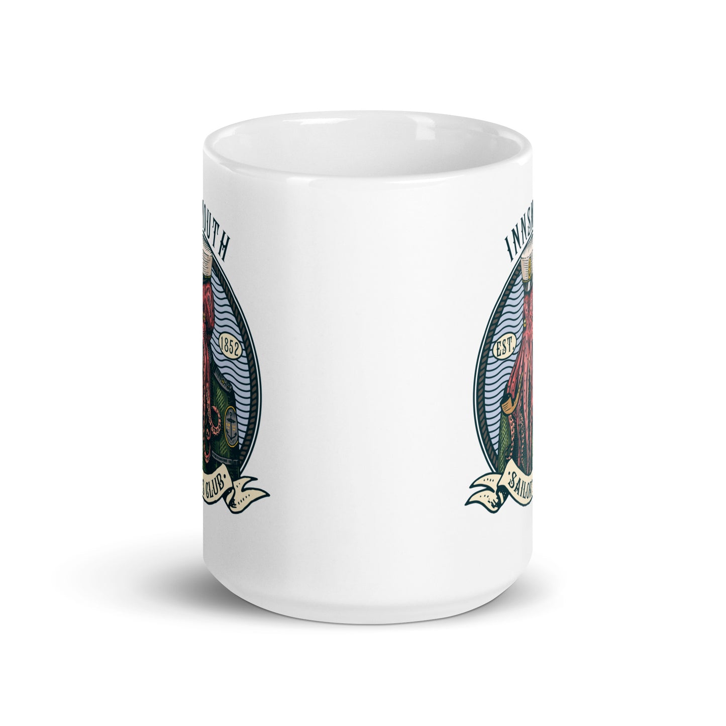Cthulhu Sailor Innsmouth White glossy mug