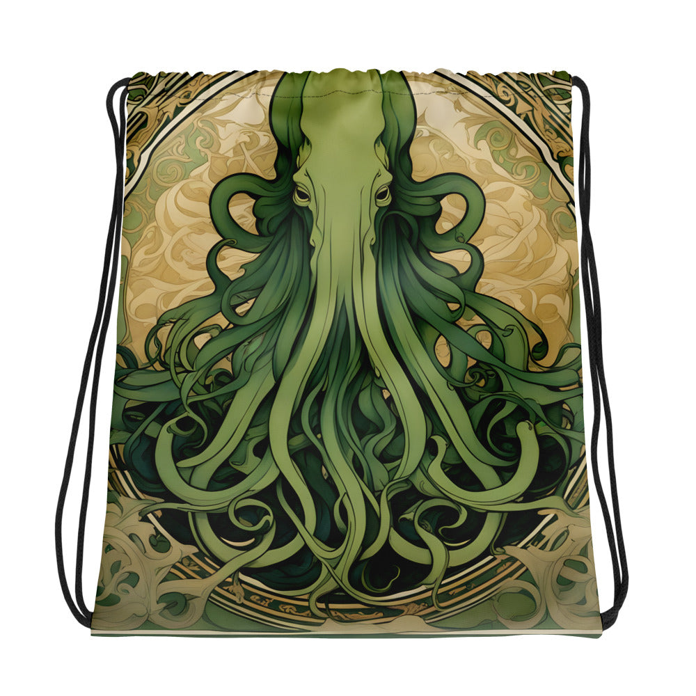 Cthulhu Art Nouveau Mochila con cordón