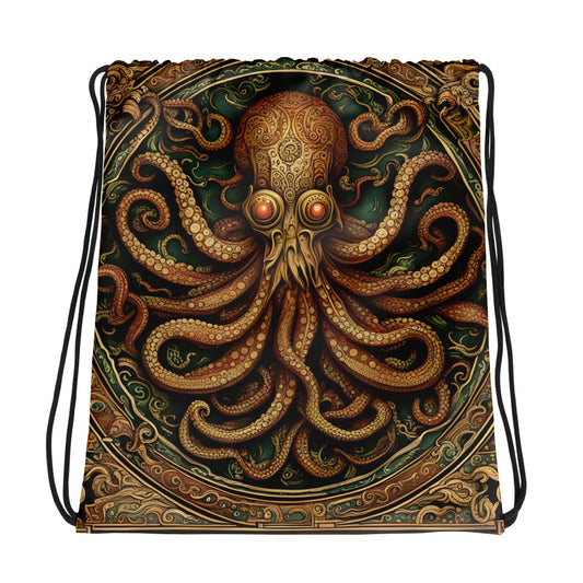 Sac à cordon Codex mésoaméricain Cthulhu