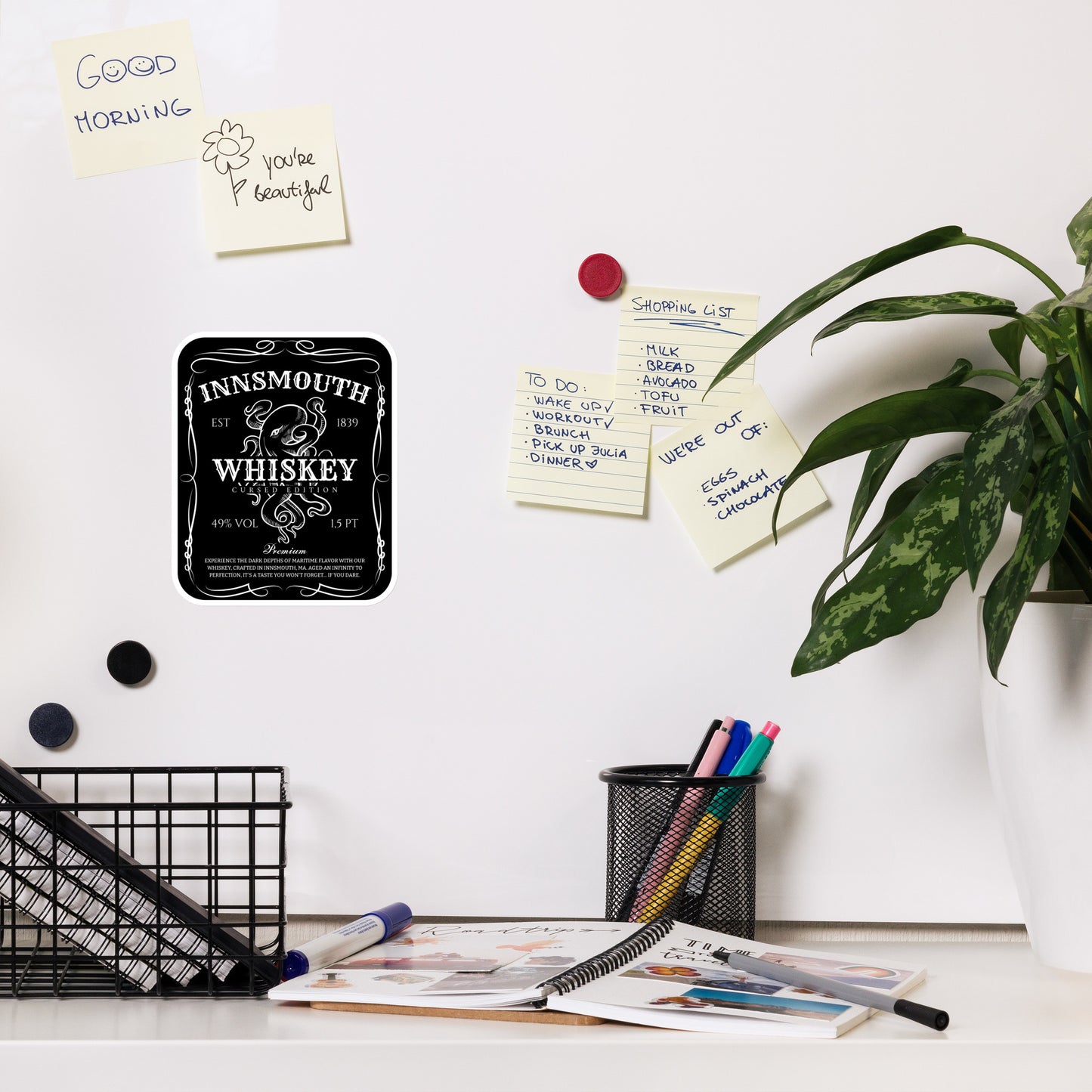 Innsmouth Whisky Label Lovecraft Magnet