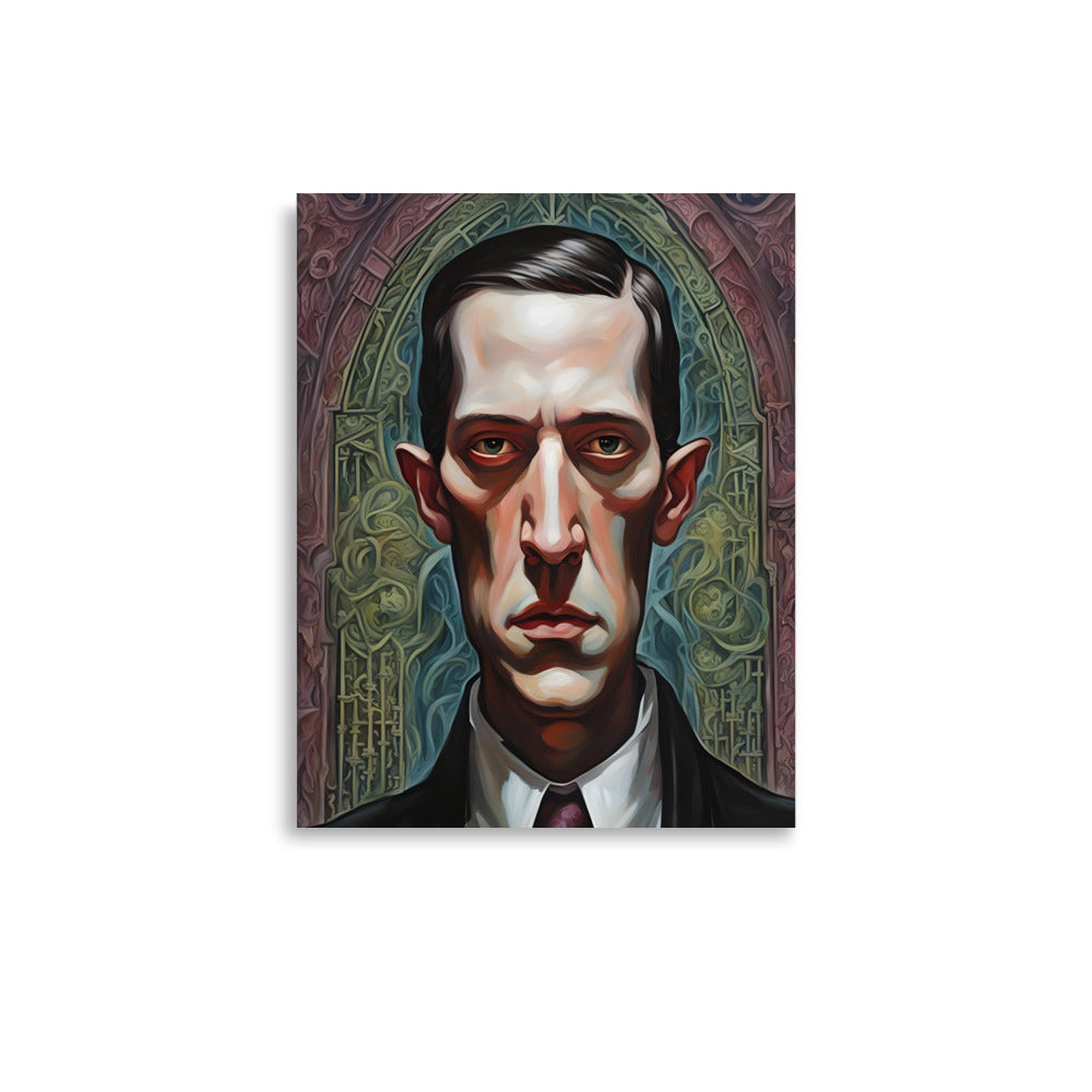 Retrato gótico de Lovecraft Póster