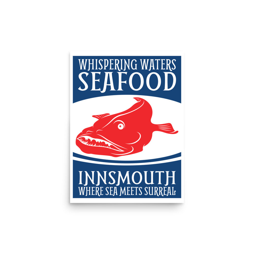 Whispering Waters Seafood Innsmouth Poster