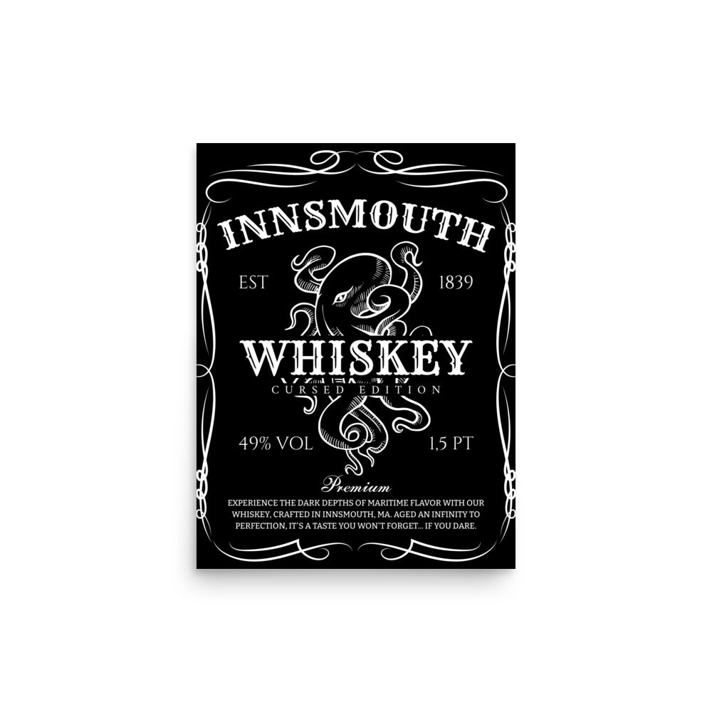 Innsmouth Whiskey Label Lovecraft Poster