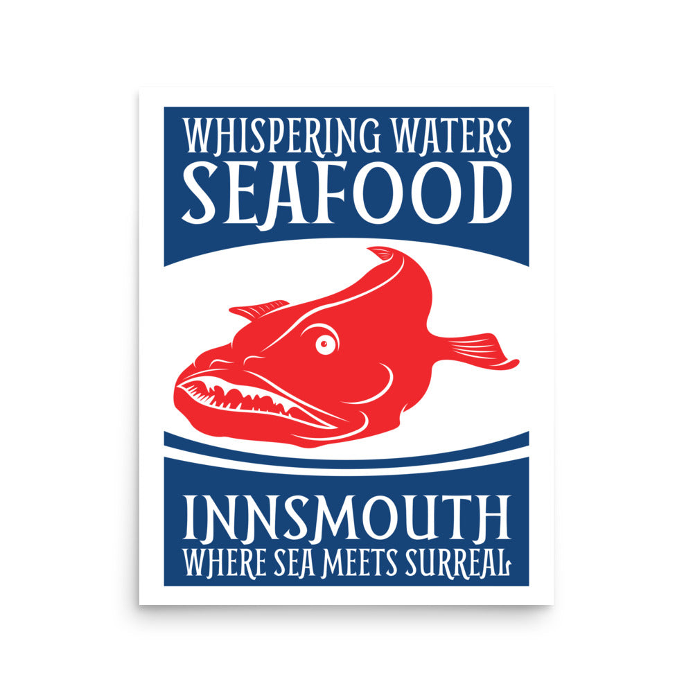 Whispering Waters Seafood Innsmouth Poster