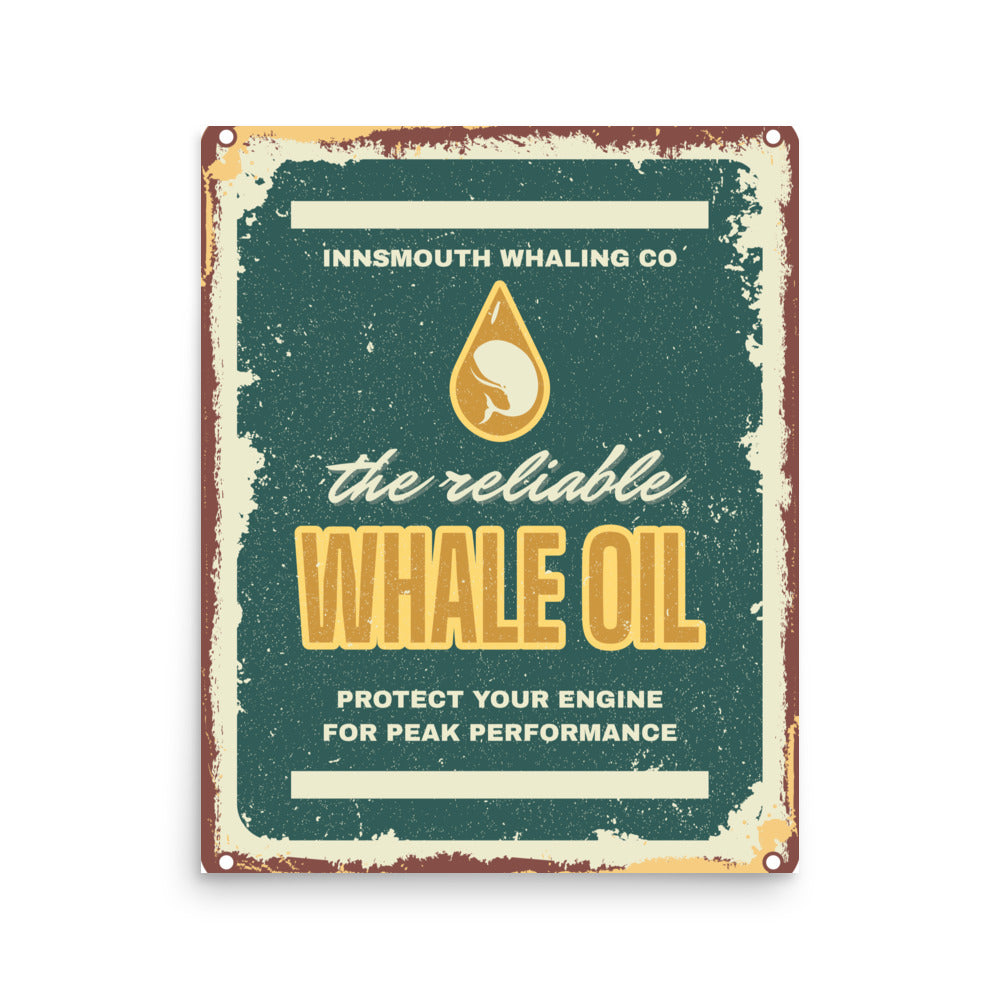 Innsmouth Whale Oil Lovecraft Poster