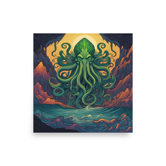 Symbolisme mystique de Cthulhu Poster