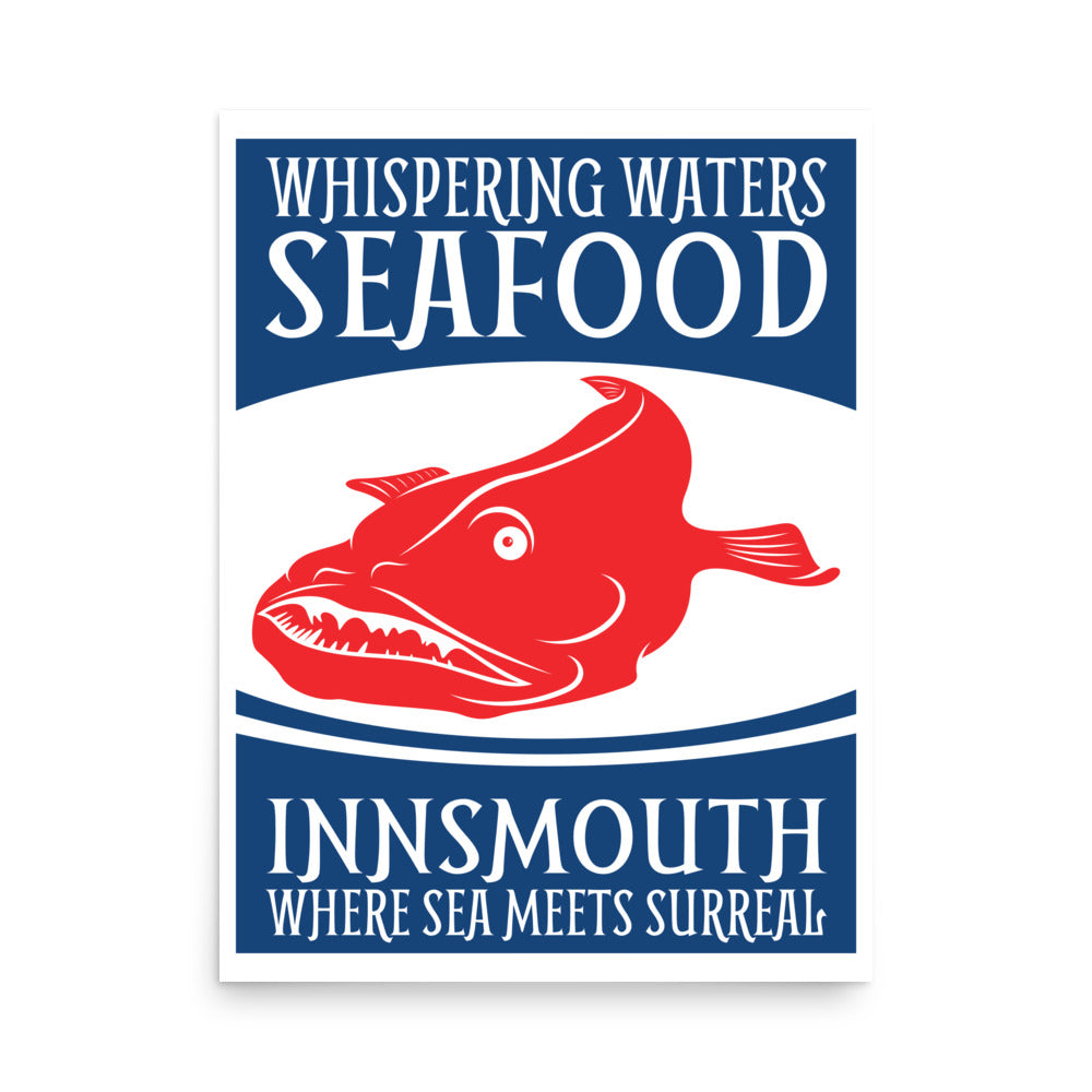 Whispering Waters Fruits de mer Innsmouth Poster