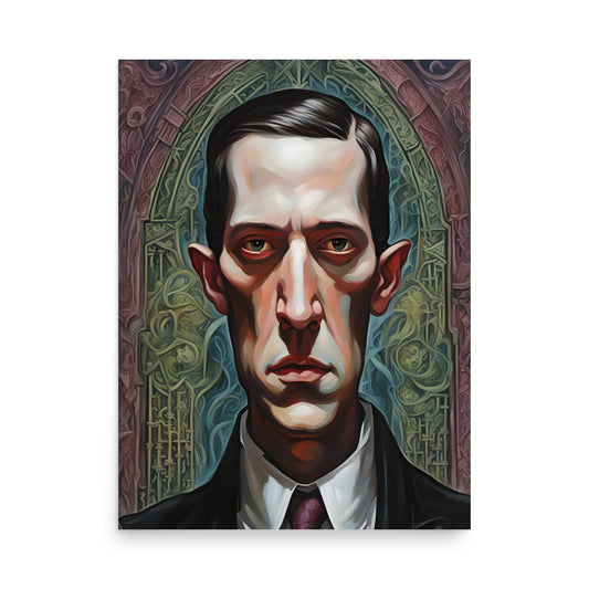 Lovecraft Gothic Portrait Poster