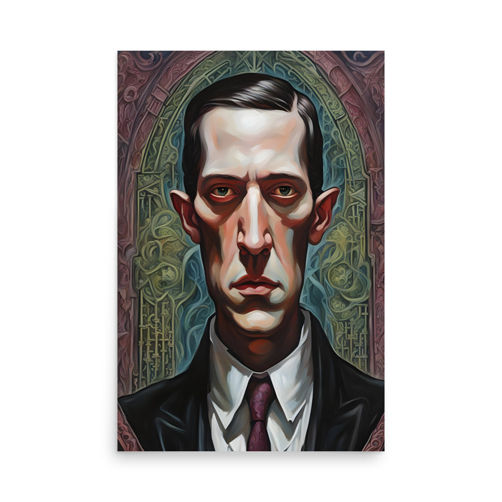 Retrato gótico de Lovecraft Póster