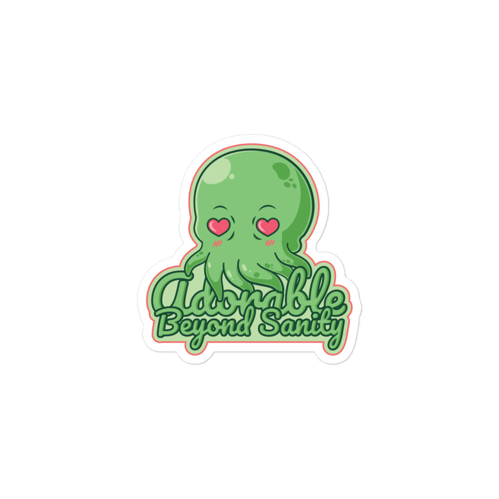 Kawaii Cthulhu Bubble-free stickers