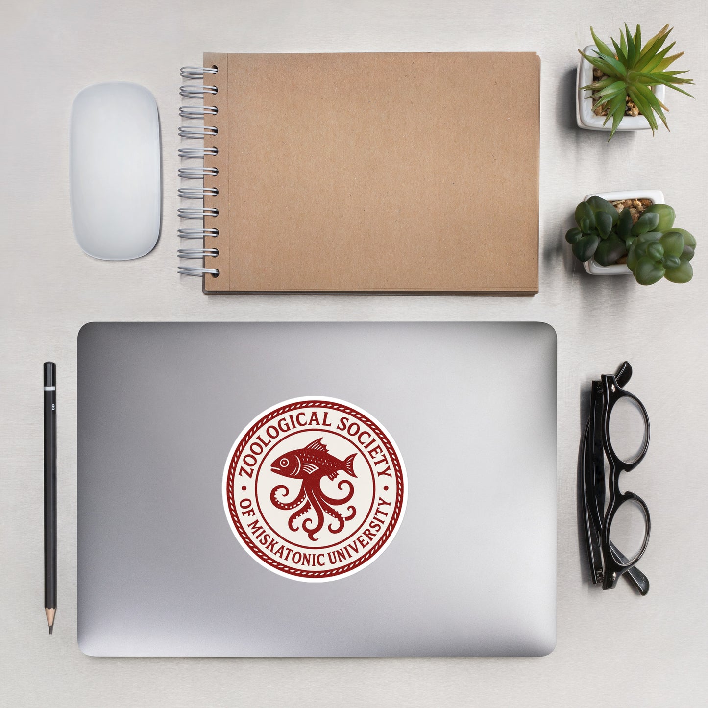 Seal of the Zoological Society of Miskatonic University Bubble-free stickers