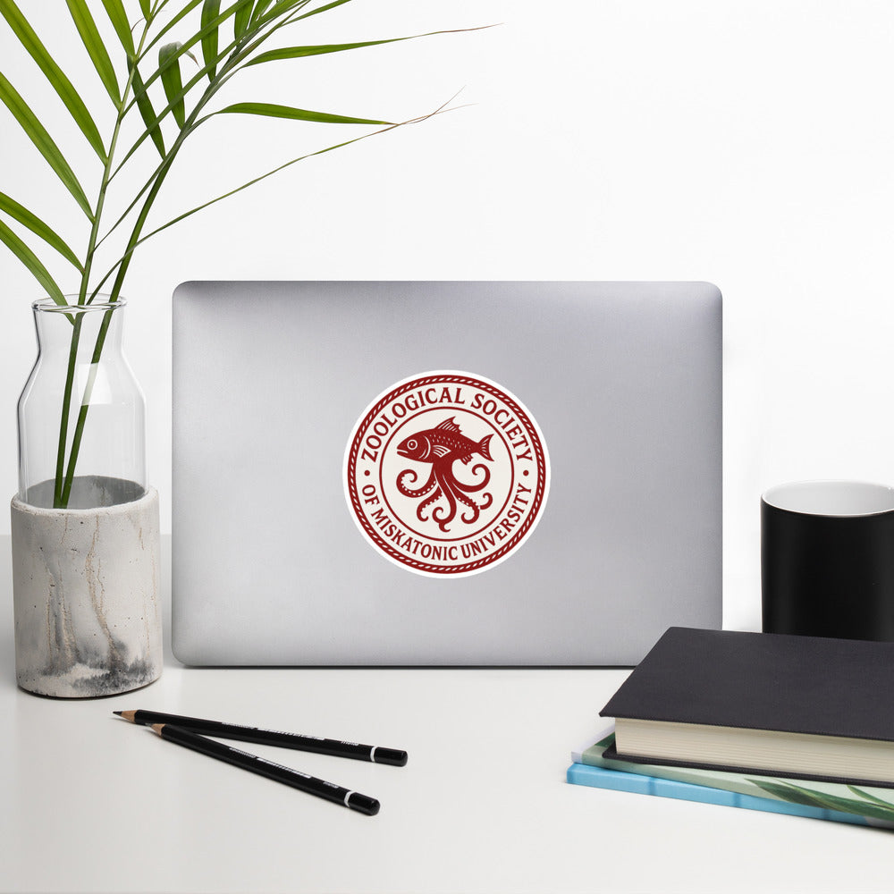 Seal of the Zoological Society of Miskatonic University Bubble-free stickers