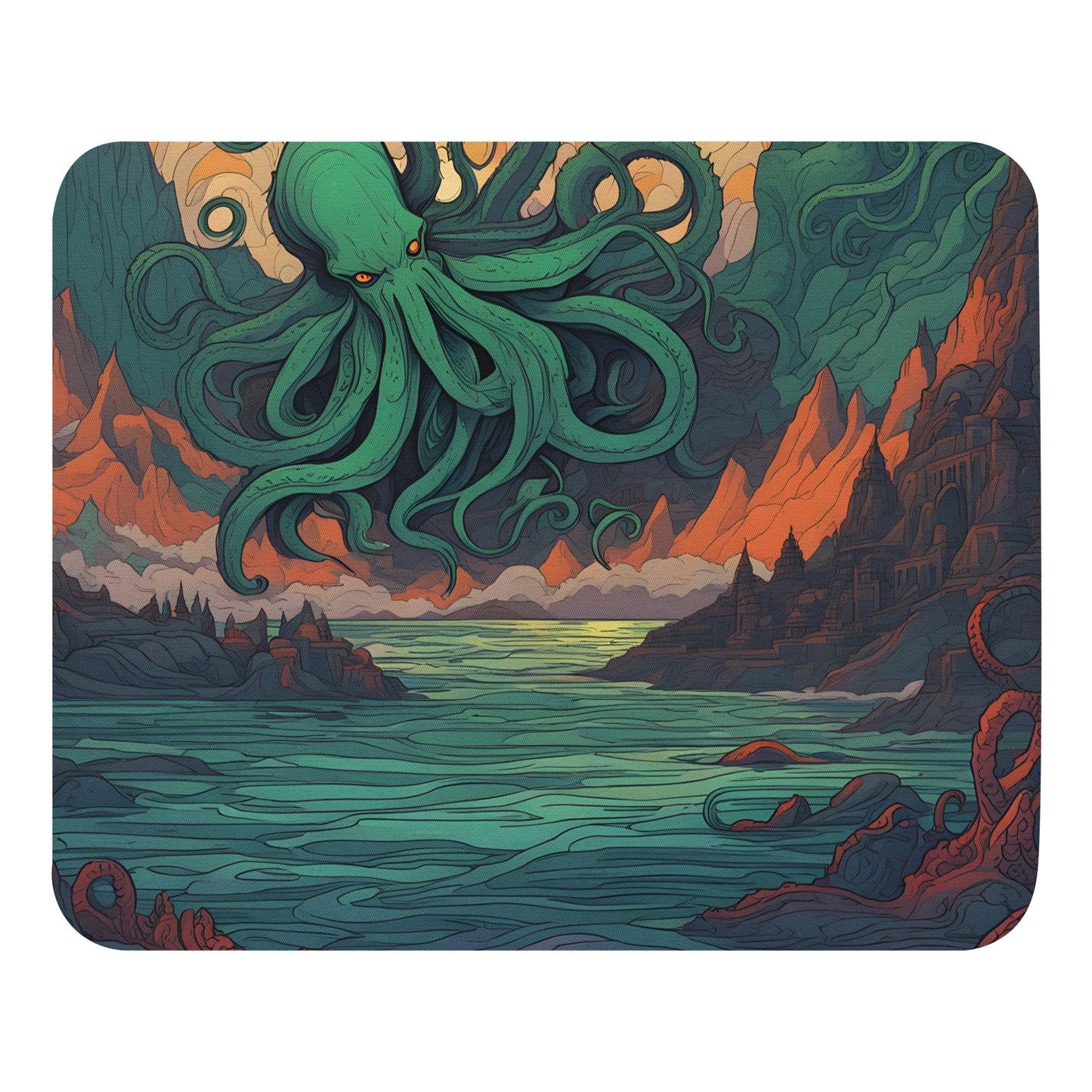 Cthulhu Mystical Symbolism Mouse pad