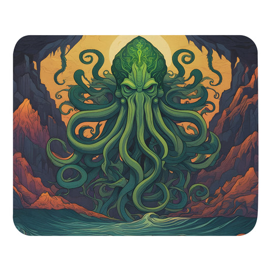 Cthulhu Mystical Symbolism Mouse pad