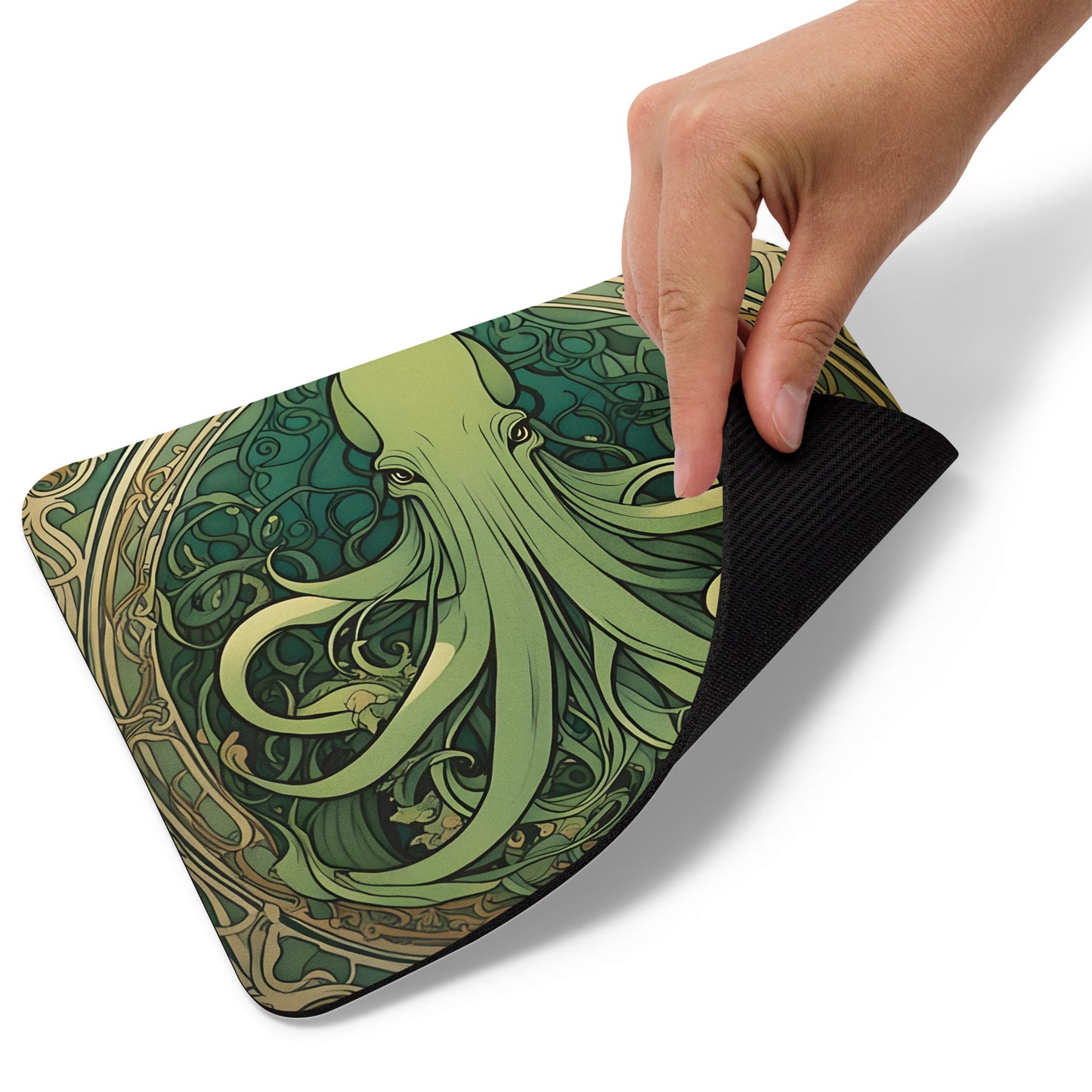 Cthulhu Art Nouveau Mouse pad