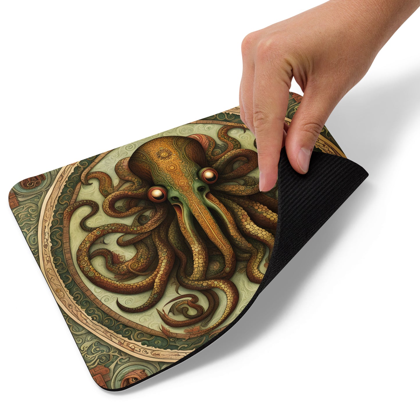 Cthulhu Mesoamerican Codex Mouse pad