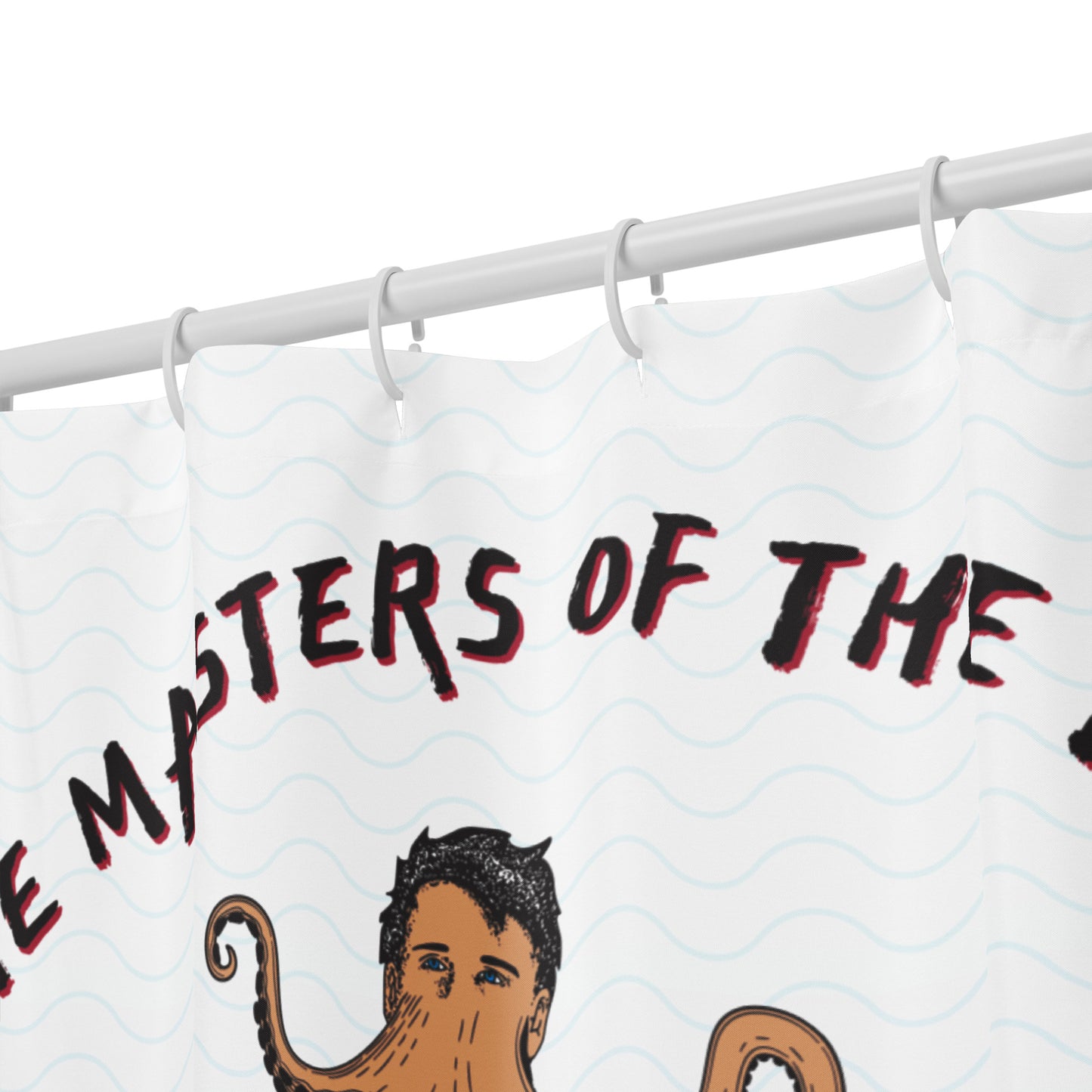 L'Ombre sur Innsmouth Lovecraft Cthulhu Swimming Club Rideau de douche