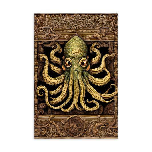 Cthulhu Mesoamerican Codex Standard Postcard