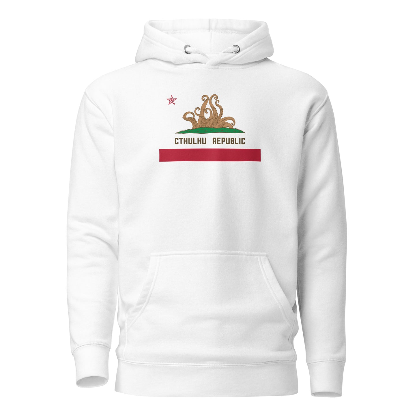 Cthulhu Republic California Flag Unisex Hoodie