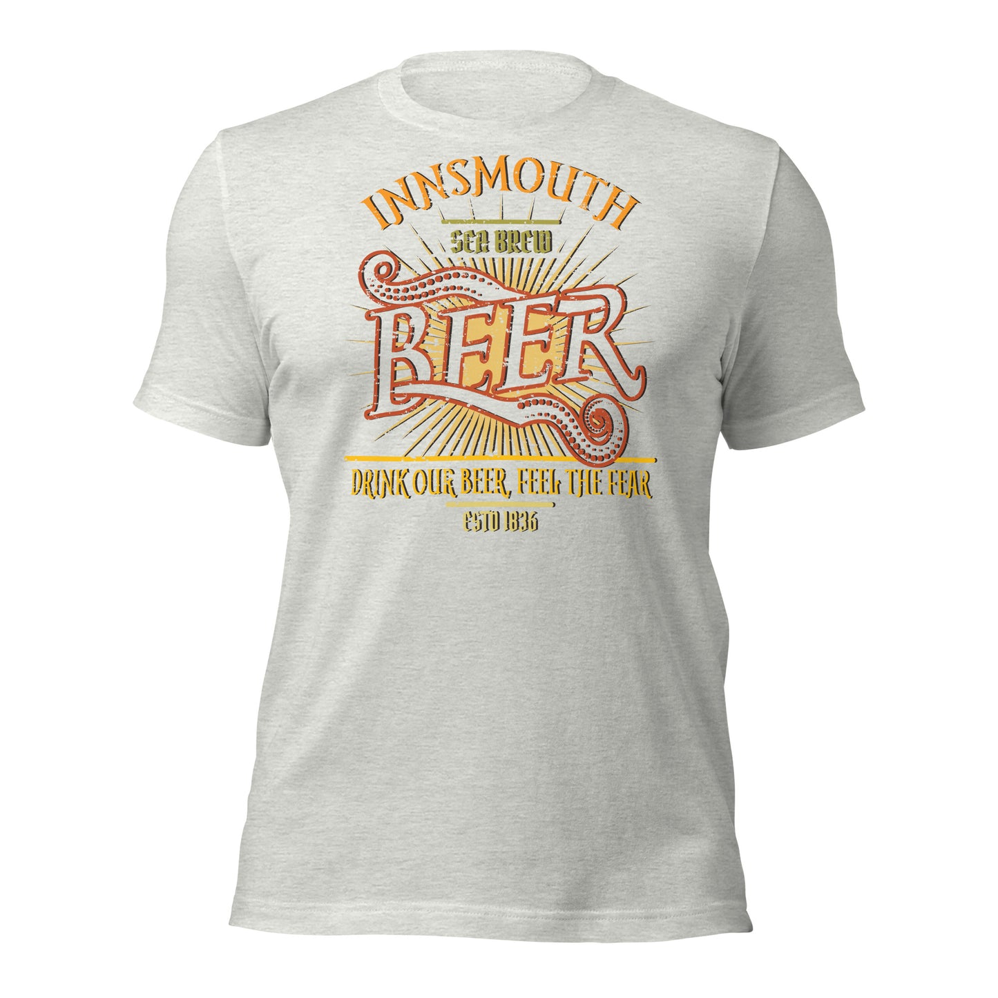 Innsmouth Beer Label Lovecraft T-shirt unisexe