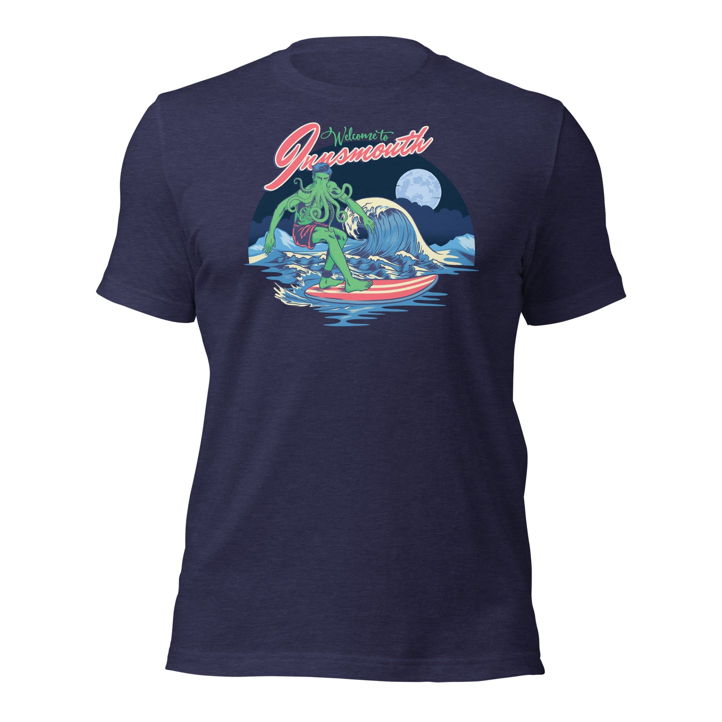 Innsmouth Surfing Lovecraft Unisex t-shirt