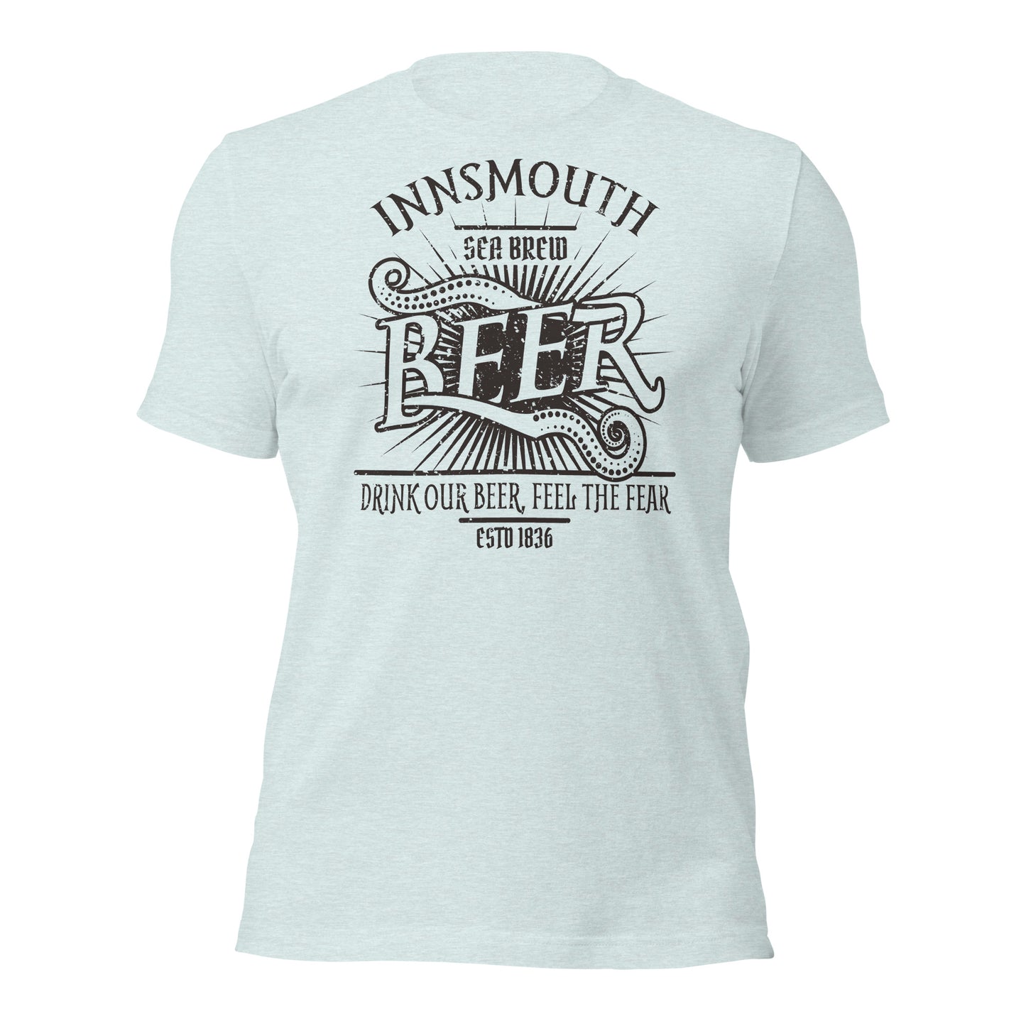 Innsmouth Beer Label Lovecraft T-shirt unisexe