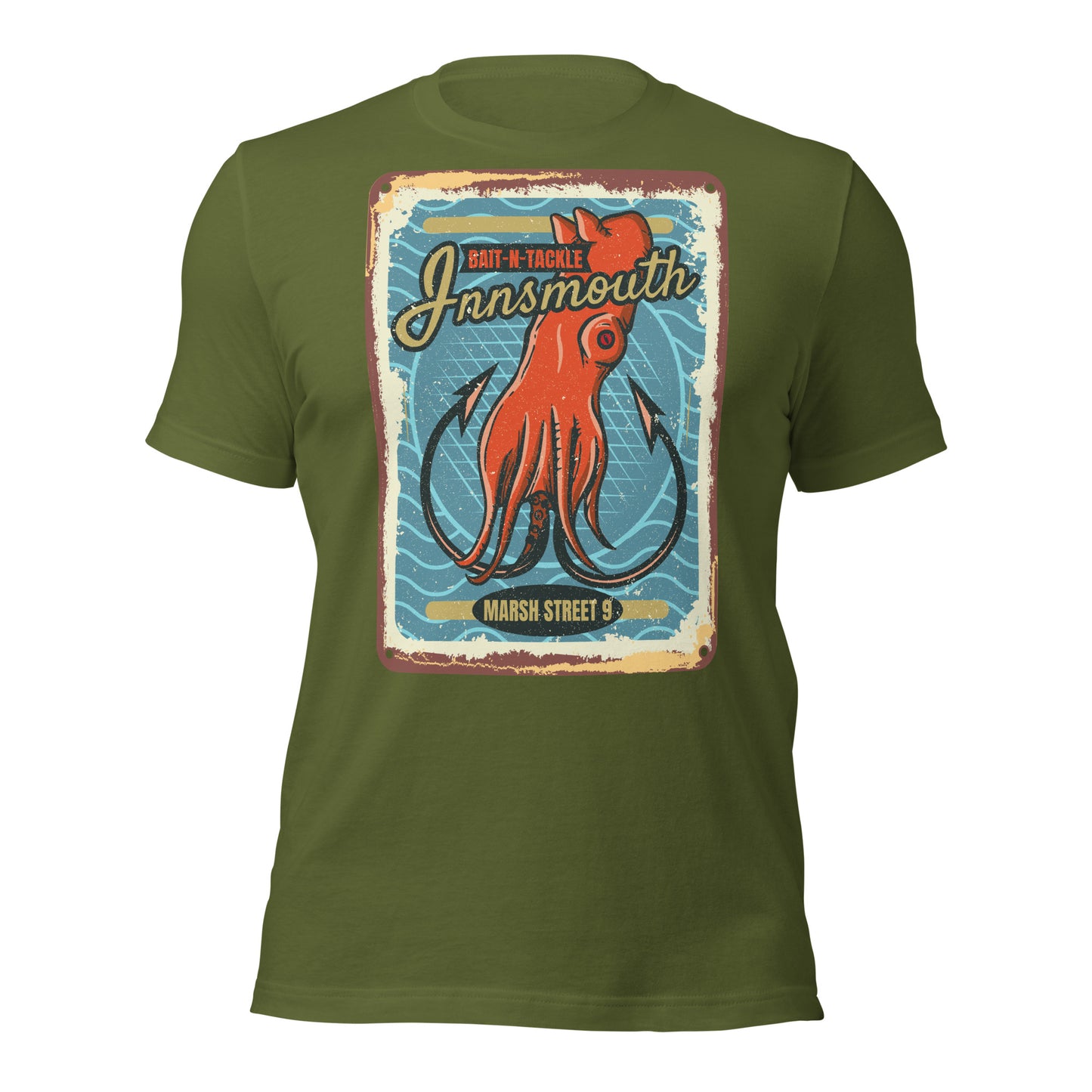 Innsmouth Bait and Tackle Fishing Lovecraft Unisex t-shirt