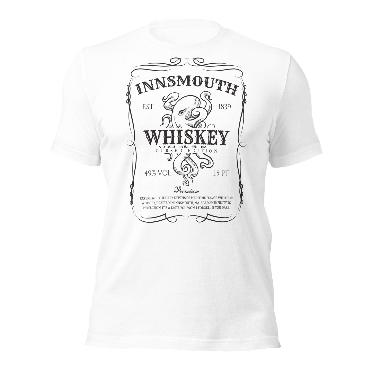 Innsmouth Whiskey Label Lovecraft Unisex t-shirt