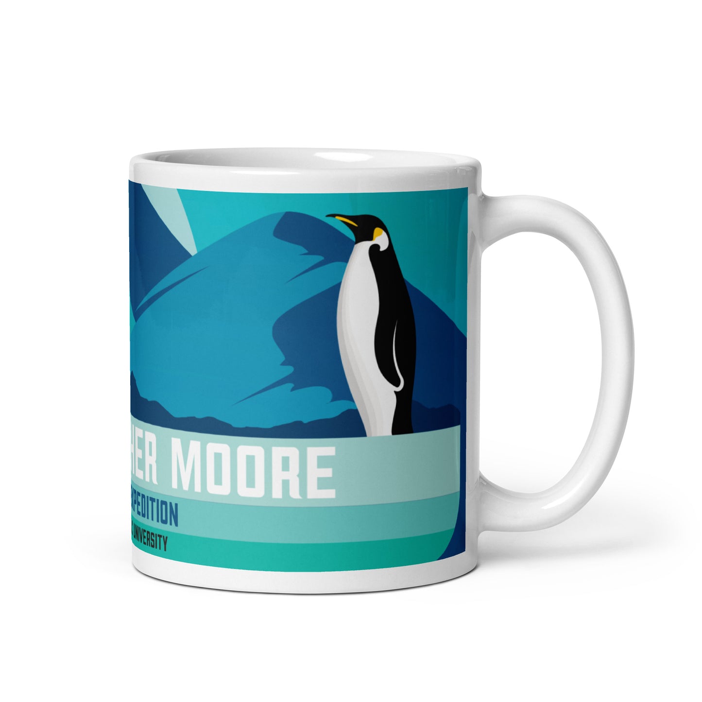 Starkweather-Moore Antarctic Expedition Tasse brillante blanche