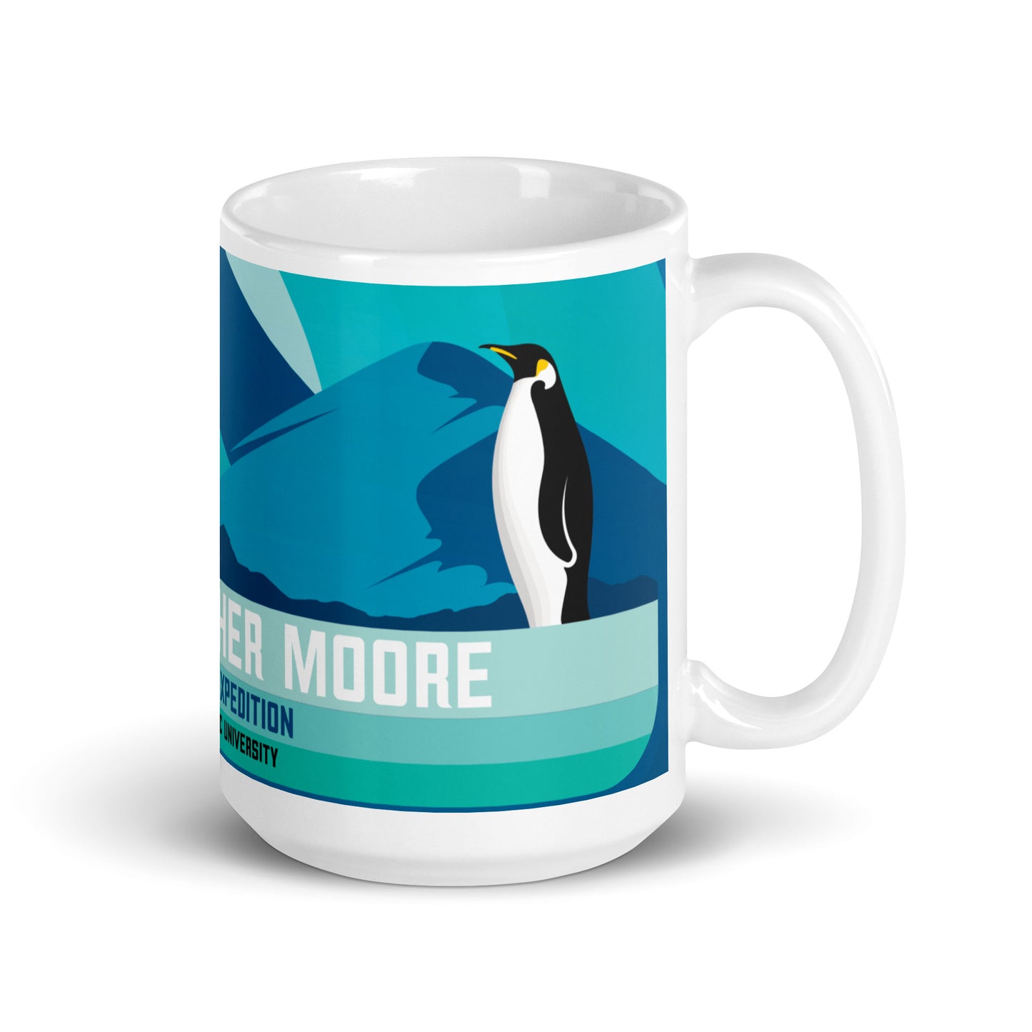 Starkweather-Moore Antarctic Expedition Tasse brillante blanche